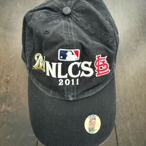 Dark Grey LIMITED EDITION NLCS 2011 Baseball Cap. Brewers v St Louis Cardinals